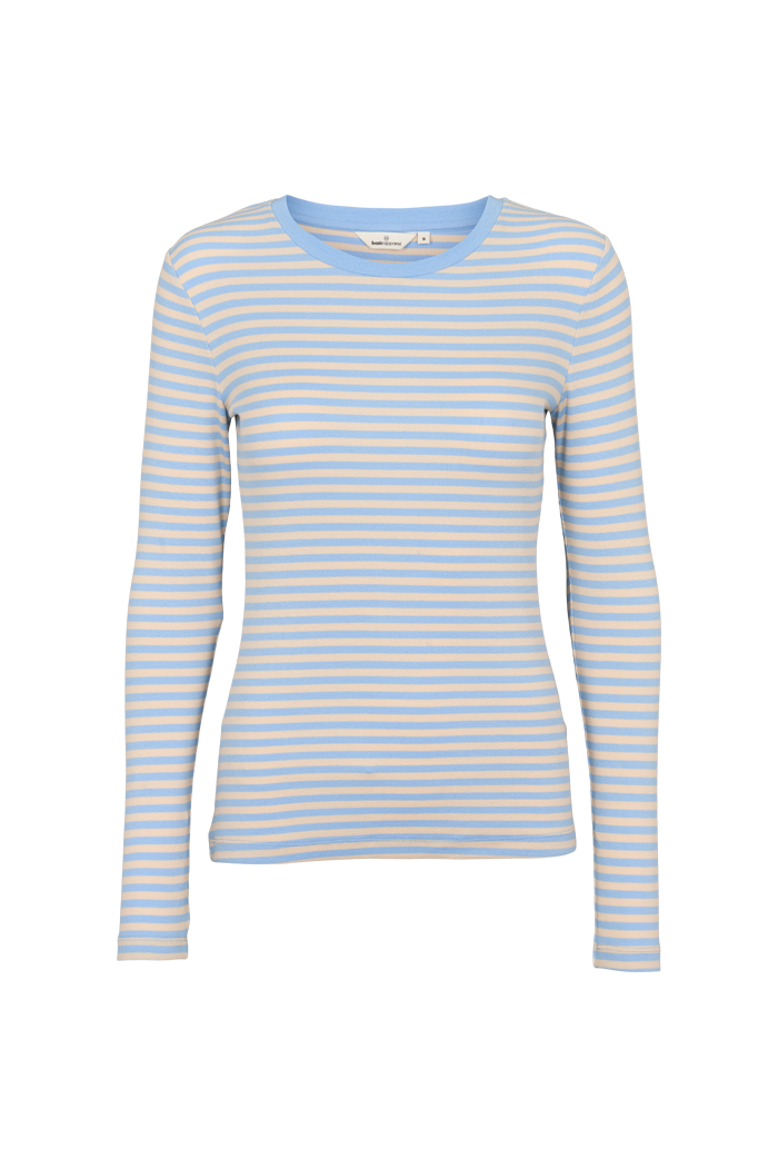 Basic Apparel Ludmilla LS Tee T-shirts 785 Frozen fjord / smoke gray